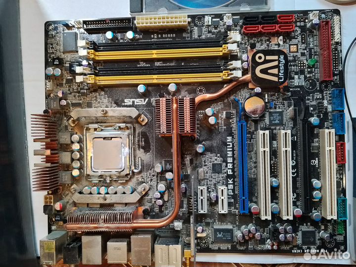 Asus P5K Premium/WiFi-AP, проц Core 2 Quad, кулер