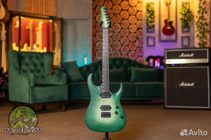 Harley Benton Amarok-6 egnt Quilted Burst