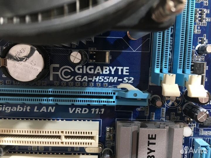 Связка Gigabyte GA-H55M-S2+ xeon x3430. Гарантия