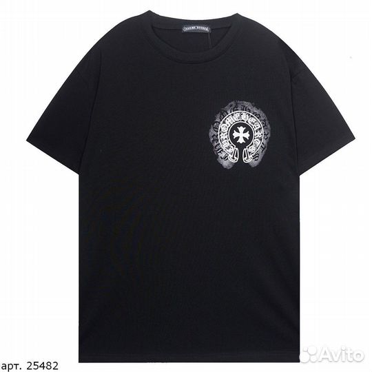 Футболка Chrome Hearts Чёрная