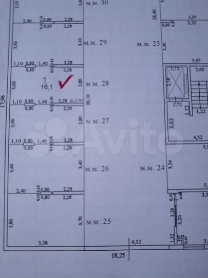 Машиноместо, 16 м²