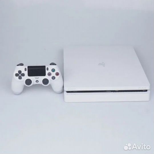 Sony Playstation 4 slim + 500 игр