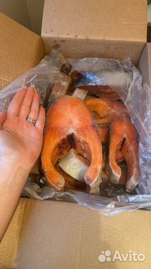 Стейки форели крупные