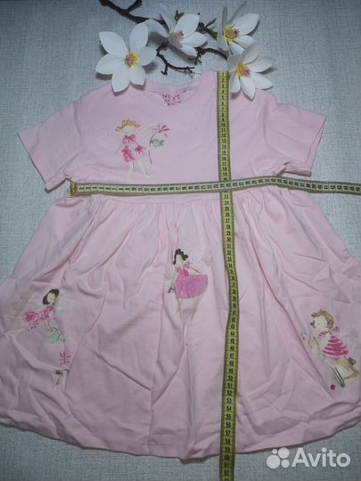 Платье next 4-5 лет 104-110 см
