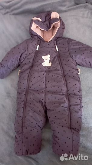 Зимний комбинезон для мальчика 80