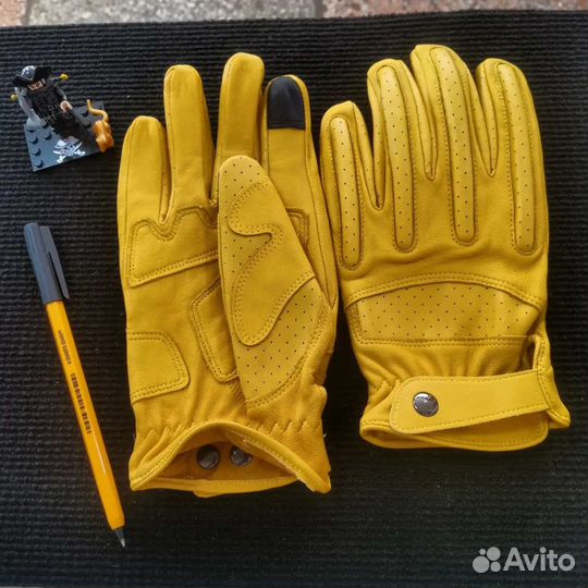 Перчатки тактические кожаные Military