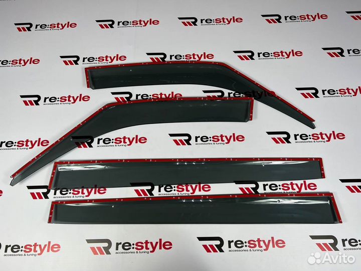 Ветровики Nissan Serena (C27) 16-22г Kanglong