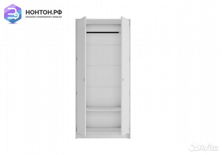 Шкаф двухдверный Лайт белый
