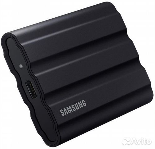 Внешний диск SSD Samsung T7 Shield, 2тб, черный mu