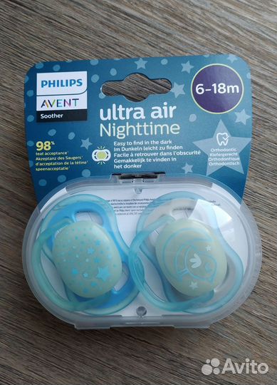 Соска пустышка Avent Philips силиконовая