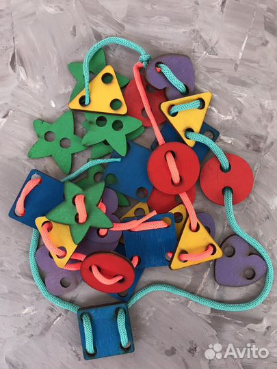 Шнуровка деревянная