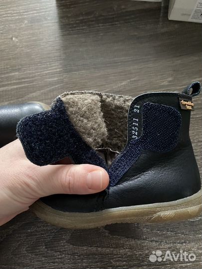 Ботинки осень/зима 21 натуральная кожа/шерсть