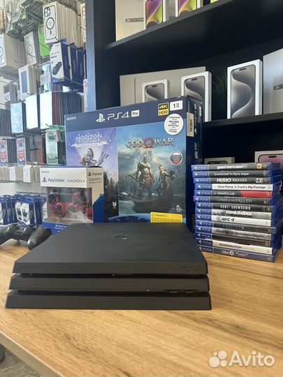 Sony playstation PS4 pro 1tb 70 игр гар.3 месяца