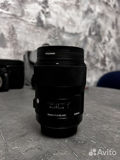 Объектив sigma 35 mm 1 4 canon