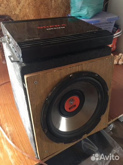 Сабвуфер и усилитель