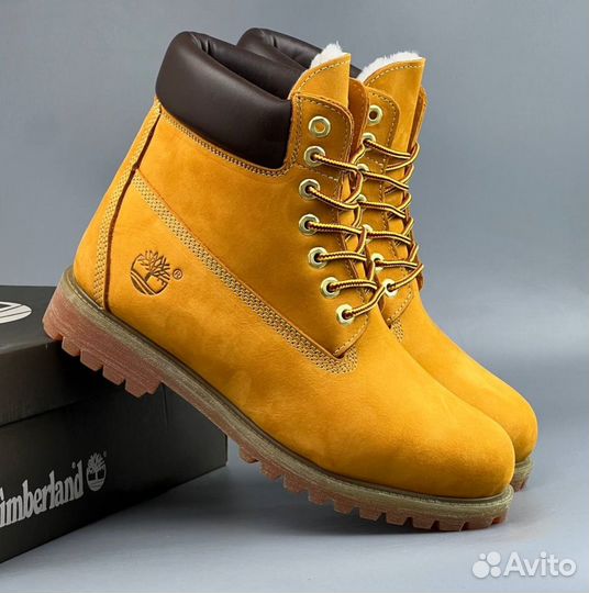 Теплые Timberland с мехом