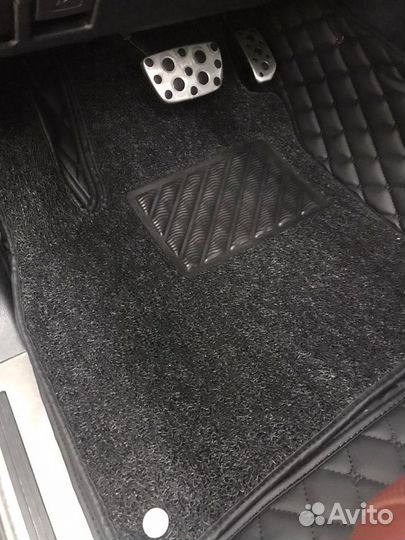 3Д ковры из экокожи на Land Cruser 200