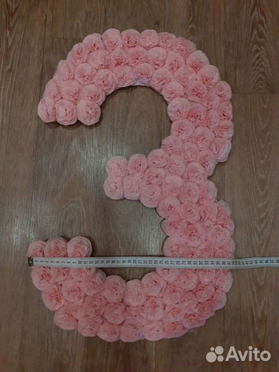 Цифра 3 на день рождения