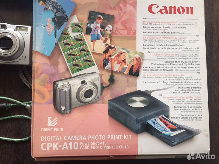 Фотоаппарат с мини принтером