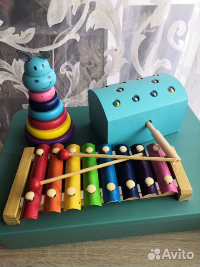 Развивающие деревянные игрушки