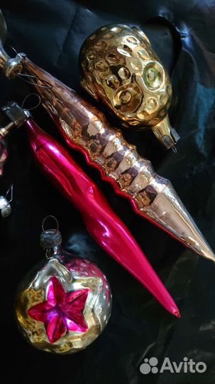 Солнце Прожектор Шишки елочные игрушки СССР