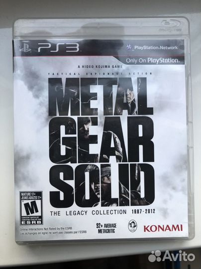 Metal gear solid the legacy collection ps3
