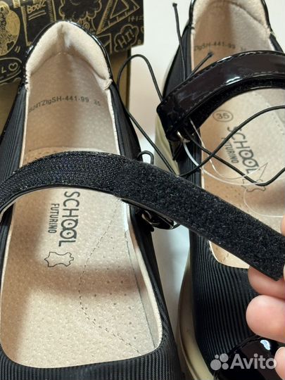 Туфли школьные для девочки 35 размер