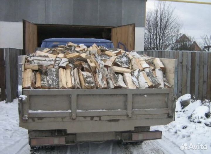 Дрова березовые колотые
