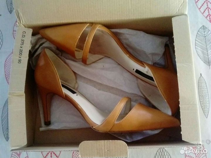 Босоножки туфли летние женские бренд Зара 37