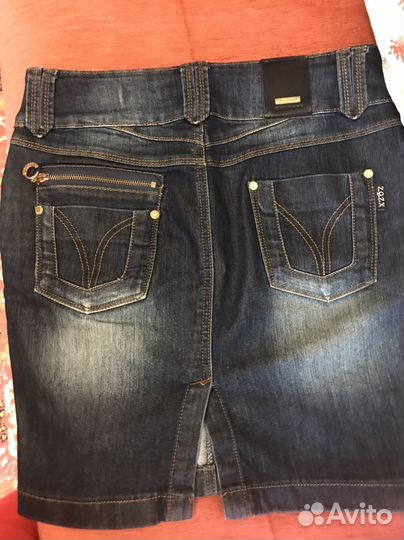Юбка джинсовая