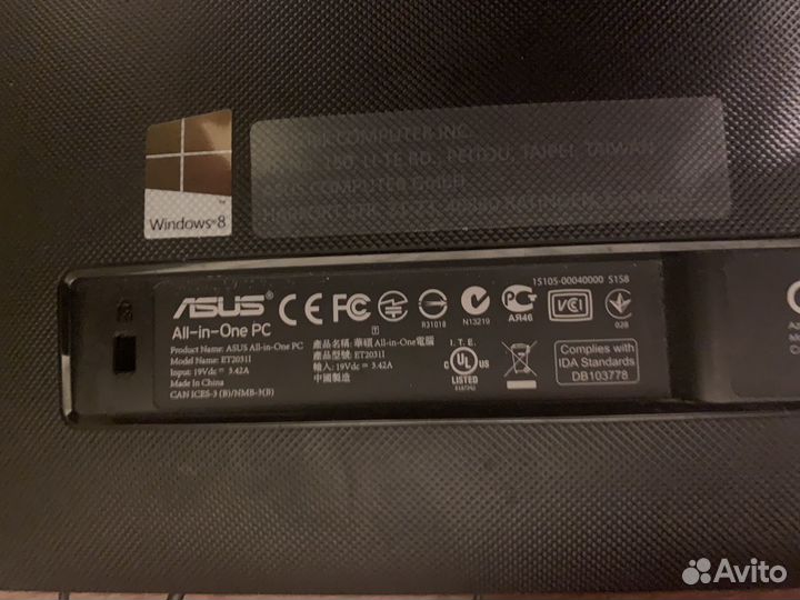 Моноблок компьютер asus