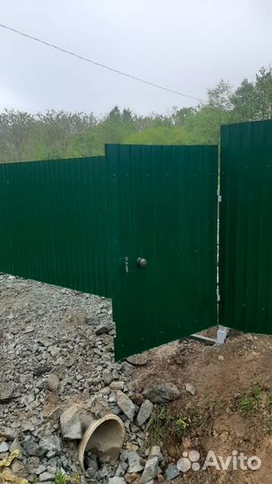 Установка заборов, ворот и калиток