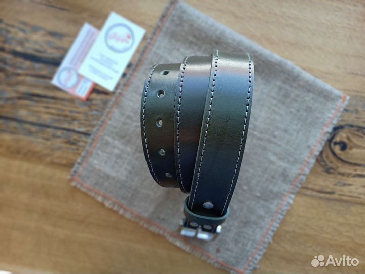 Ремни кожаные ручной работы шьём на заказ
