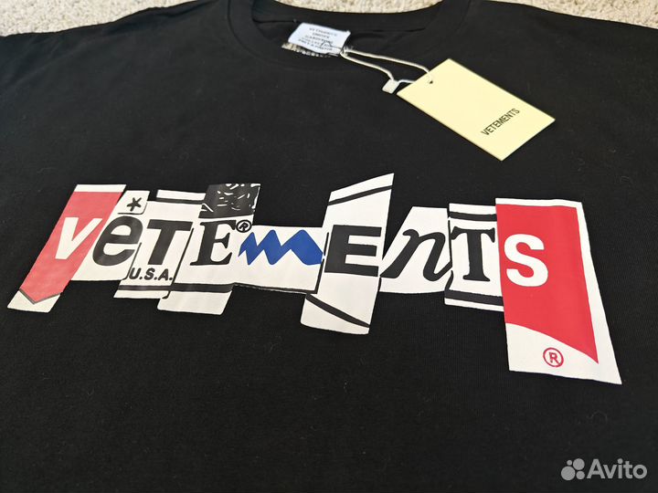 Футболка Vetements Mixed Logo