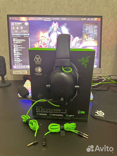 Наушники Razer Blackshark V2X новые