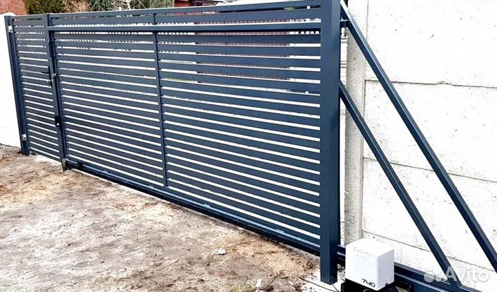 Ворота откатные заказать профессионально