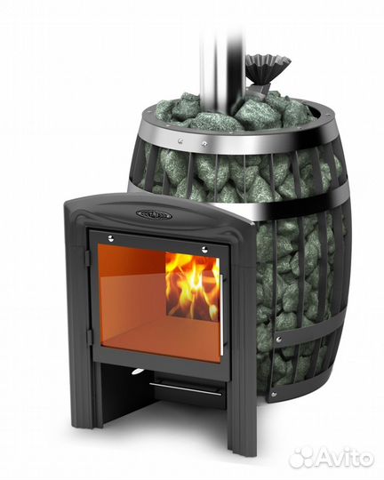 Банная печь тмf Саяны 2 Inox Витра зк