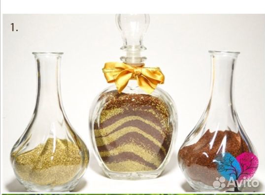 Песочная церемония. Цветной песок