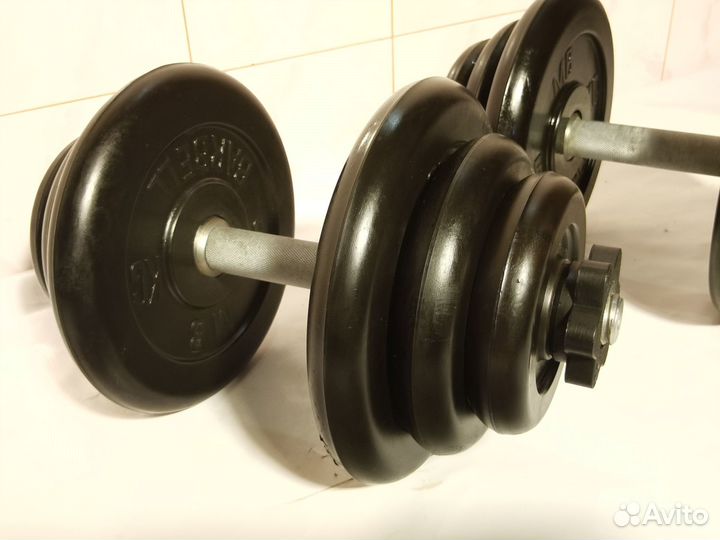 Гантели разборные MB Barbell 2х20 кг