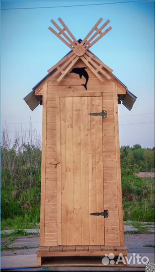 Уличный туалет с установкой