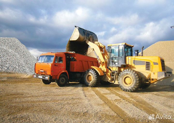 Песок щебень доставка