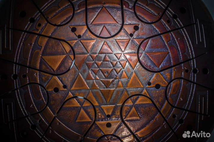 Глюкофон KSY-50 Kosmosky Шри Янтра 30 см Фа#мажор