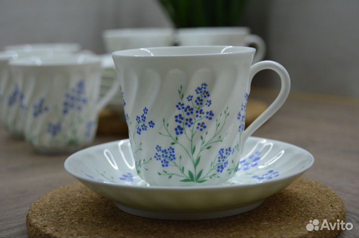 Кофейная пара лфз костяной фарфор