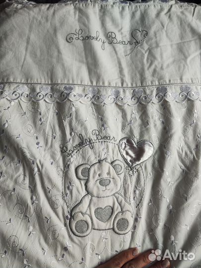 Белье одеяло подушка наматрасник для малыша