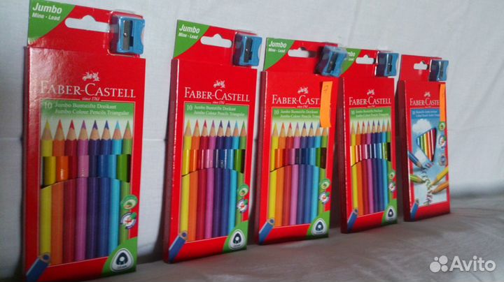 Новые карандаши цветные Faber-Castell со склада