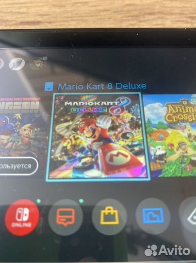 Картридж switch Mario kart 8 deluxe