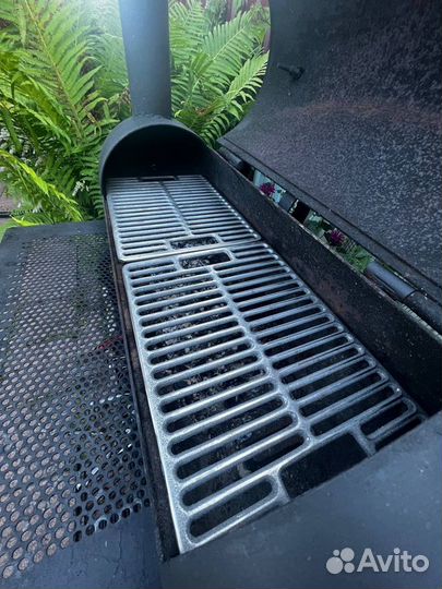 Чугунная решетка гриль 375 х 280 х 9 мм