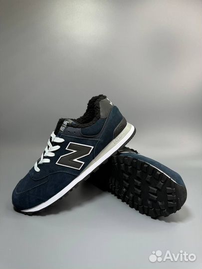 Кроссовки мужские великаны new balance 574 зимние