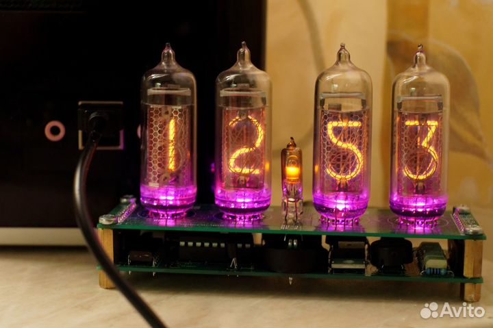 Часы nixie clock на ин-14