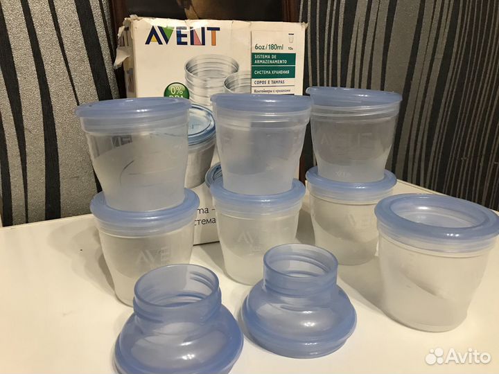 Avent молокоотсос,подогреватель,контейнеры